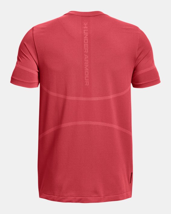 Men's UA RUSH™ Seamless Legacy Short Sleeve, Red, pdpMainDesktop image number 5